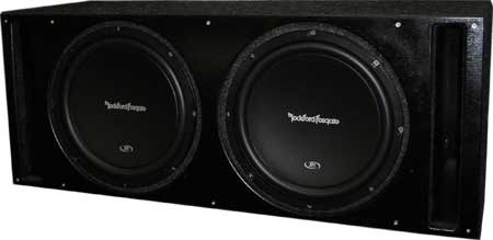 Автомобильный сабвуфер Rockford Fosgate P1S410x2 vented box Автомобильный сабвуфер Rockford Fosgate P1S410x2 vented box